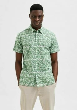Nouveau 🤩 Selected Homme FLORAL - Chemise - Granite Green 💯