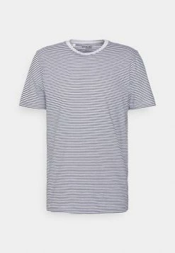 Meilleure vente ✨ Selected Homme SLHNORMAN - T-shirt Imprimé - Bright White/navy Blazer ❤️ -Selected Homme Soldes Boutique cef33bdae2904ac39e6edd4fbf30174b