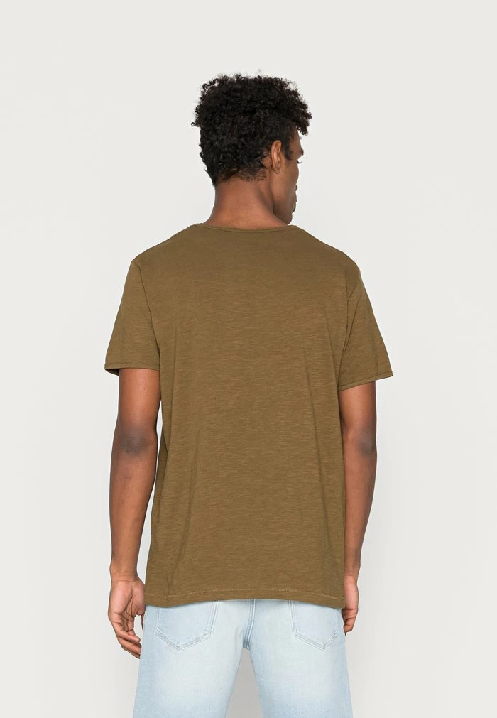 Acheter 🌟 Selected Homme SLHMORGAN O NECK TEE - T-shirt Basique - Dark Olive 👍 3 Acheter 🌟 Selected Homme SLHMORGAN O NECK TEE - T-shirt Basique - Dark Olive 👍 – Image 3