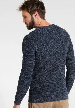 Sortie 🛒 Selected Homme SHXNEWVINCEBUBBLE CREW NECK - Pullover - Dark Sapphire/twisted Blue Mirag 👍 -Selected Homme Soldes Boutique cf6ea5e4f96247179df3240d1b5a0a01