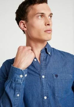 Meilleur prix ❤️ Selected Homme NOOS - Chemise - Medium Blue Denim 🎉 -Selected Homme Soldes Boutique d069661751d9408183ffb337dc3460a6