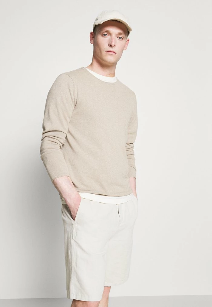 Le moins cher 😀 Selected Homme SLHGREG CREW NECK - Pullover - Kelp/melange 🔥 4 Le moins cher 😀 Selected Homme SLHGREG CREW NECK - Pullover - Kelp/melange 🔥 – Image 4