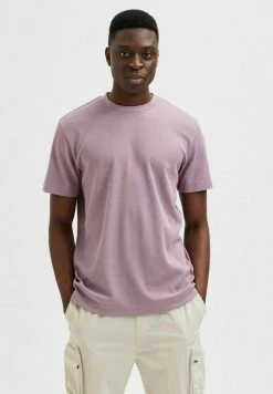 Acheter 🔥 Selected Homme T-shirt Basique - Elderberry 🎉