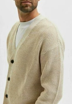 Promo 🧨 Selected Homme Gilet - Oatmeal 🛒 -Selected Homme Soldes Boutique d4171ee47ff6499db0f1c53a011899b0