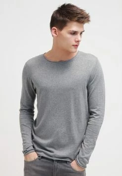 Meilleure vente 🧨 Selected Homme SLHDOME CREW NECK - Pullover - Medium Grey Melange 🌟