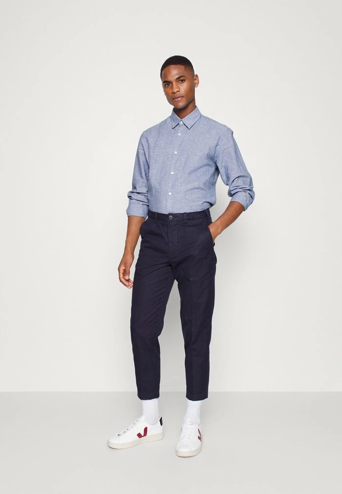 Remise 🔥 Selected Homme SLHSLIMNEW 👕 SHIRT - Chemise - Medium Blue 😉 2 Remise 🔥 Selected Homme SLHSLIMNEW 👕 SHIRT - Chemise - Medium Blue 😉 – Image 2