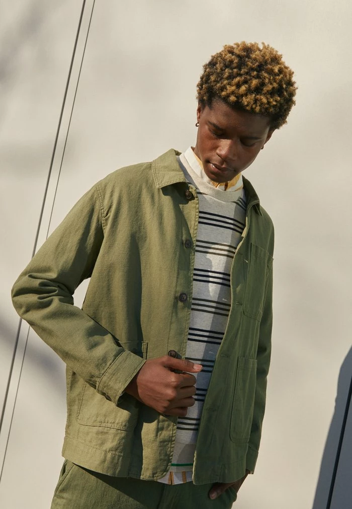 Grosses soldes 😀 Selected Homme SLHMOLTON JACKET - Veste Légère - Olivine 🤩 4 Grosses soldes 😀 Selected Homme SLHMOLTON JACKET - Veste Légère - Olivine 🤩 – Image 4