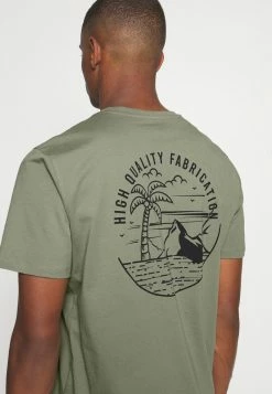 Tout neuf ⭐ Selected Homme SLHRELAXEDMILO ONECK TEE - T-shirt Imprimé - Sea Spray/back 🧨 -Selected Homme Soldes Boutique d7a28cd582314af5819836e2835eaaec