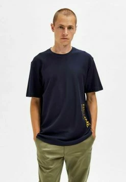 Vente flash 🥰 Selected Homme T-shirt Imprimé - Sky Captain 🔥