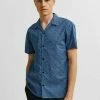 Meilleure affaire 🔔 Selected Homme Chemise - Dark Blue 🧨
