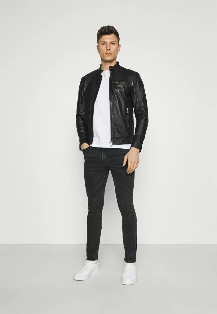 Budget 👍 Selected Homme SLHICONIC CLASSIC - Veste En Cuir - Black 😀 2 Budget 👍 Selected Homme SLHICONIC CLASSIC - Veste En Cuir - Black 😀 – Image 2