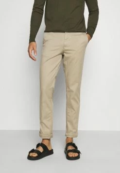 Coupon 🤩 Selected Homme Pantalon Classique - Greige 🌟