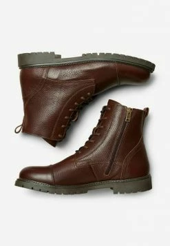 Sortie 😉 Selected Homme Bottines à Lacets - Chocolate Brown 🎁 -Selected Homme Soldes Boutique db5b8af7c5e94af0b92c321ddf65c38b