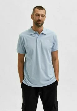 Meilleure vente 😀 Selected Homme REGULAR FIT - Polo - Celestial Blue 🌟