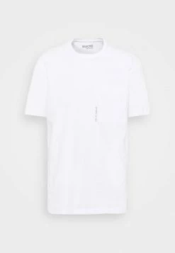 Top 10 🔔 Selected Homme SLHRELAXFREDDIE POCKET ONECK - T-shirt Imprimé - Bright White 🧨 -Selected Homme Soldes Boutique dbb965ef155a420d8810151062d796bd