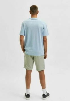 Nouveau 🎉 Selected Homme T-shirt Basique - Celestial Blue 🎁 -Selected Homme Soldes Boutique dbf1124a73a64076a035f2c89780d416