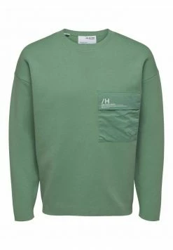 Vente flash 😀 Selected Homme Sweatshirt - Granite Green 🎁