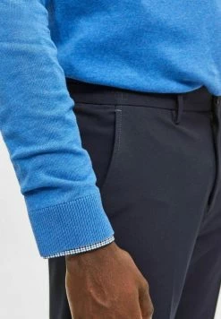 Bon marché ⌛ Selected Homme Chino - Dark Sapphire 😉 -Selected Homme Soldes Boutique dc84f4b1f09d40c29858ac1de7c867ba