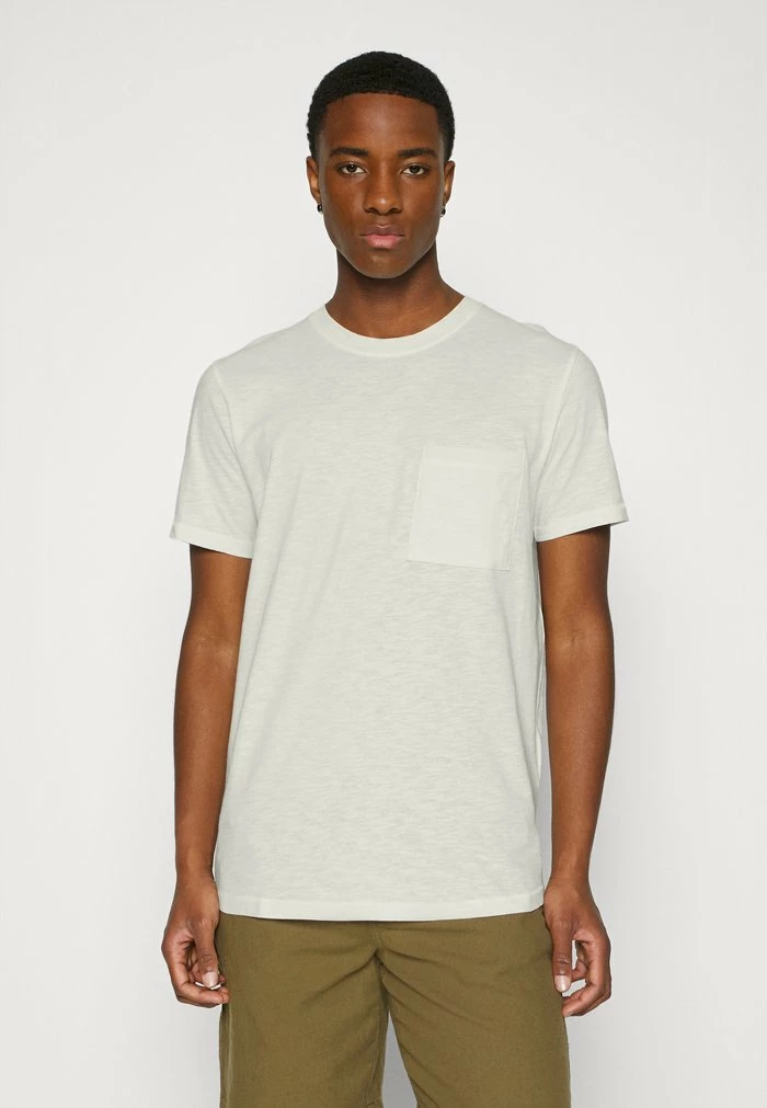 Sortie 💯 Selected Homme ROCKFORD TEE - T-shirt Basique - Egret 😉 1 Sortie 💯 Selected Homme ROCKFORD TEE - T-shirt Basique - Egret 😉