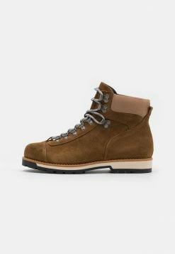 Bon marché ⌛ Selected Homme SLHAUGUST HIKING BOOT - Bottines à Lacets - Tobacco Brown ⭐
