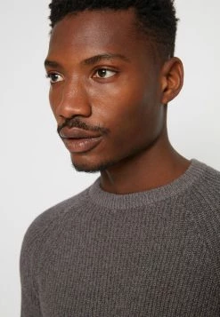 Tout neuf 🤩 Selected Homme Pullover - Medium Grey Melange ⭐ -Selected Homme Soldes Boutique de47709d91174f199df94661558a4d44