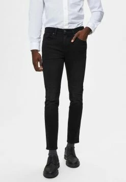 Sortie 🎁 Selected Homme 👖 Jeans Skinny - Black Denim 🔔