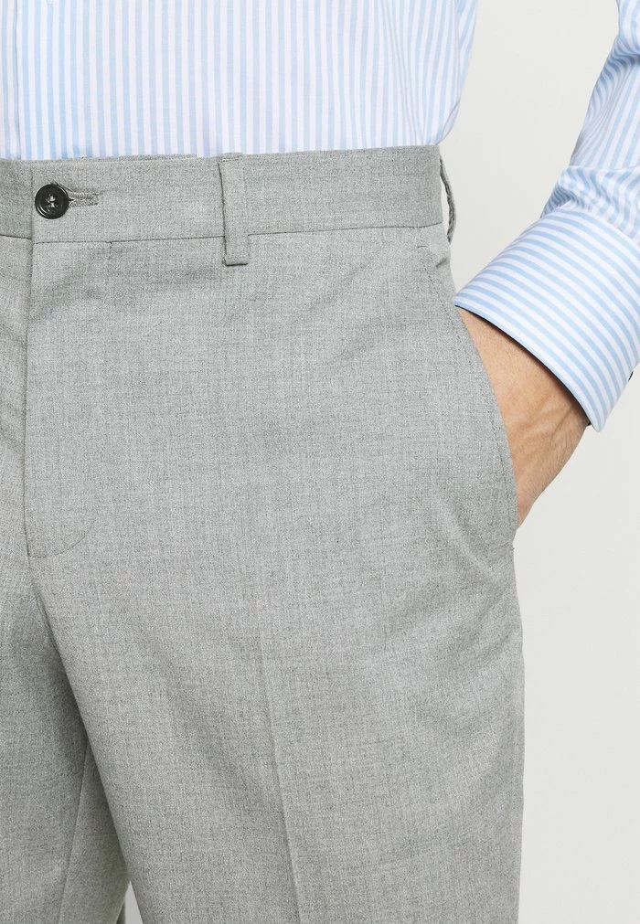 De gros ❤️ Selected Homme SLHSLIM MYLOLOGAN CROP SUIT - Costume - Light Grey Melange 🎁 10 De gros ❤️ Selected Homme SLHSLIM MYLOLOGAN CROP SUIT - Costume - Light Grey Melange 🎁 – Image 10