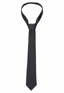 Grosses soldes 🎁 Selected Homme SLHNEW TEXTURE TIE - Cravate - Grey 🛒