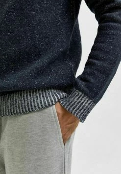 Bon marché 🧨 Selected Homme Pullover - Sky Captain 🔥 -Selected Homme Soldes Boutique e056b7f57e154f36924ca3018b5e463d