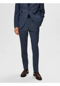 Tout neuf 🔥 Selected Homme Pantalon De Costume - Medium Blue Melange 🥰