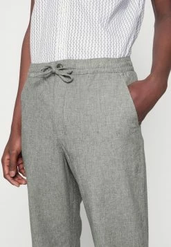 Tout neuf ❤️ Selected Homme SLIMTAPERED NEWTON - Pantalon Classique - Black/oatmeal 🎉 -Selected Homme Soldes Boutique e0f8a513f7404ee885e4dff077ec1db0