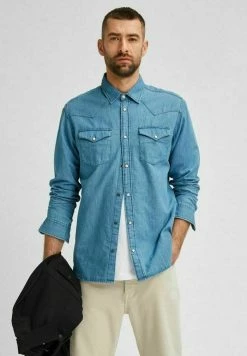 Sortie 🥰 Selected Homme Chemise - Dark Blue 🥰 -Selected Homme Soldes Boutique e0fed0699fdb45619c5b53e996b67f6b