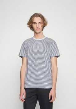 Meilleure vente ✨ Selected Homme SLHNORMAN - T-shirt Imprimé - Bright White/navy Blazer ❤️