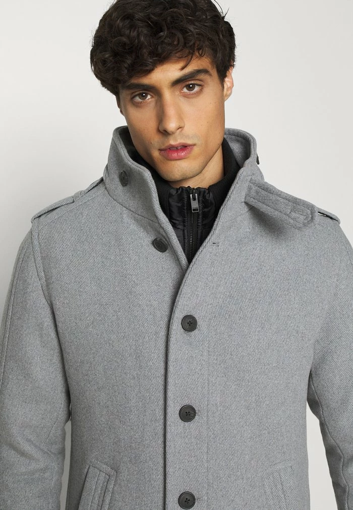 Le moins cher 🥰 Selected Homme SLHNOAH 🧥 COAT - Manteau Classique - Grey Melange 🥰 5 Le moins cher 🥰 Selected Homme SLHNOAH 🧥 COAT - Manteau Classique - Grey Melange 🥰 – Image 5