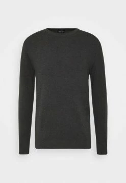 Budget 🎉 Selected Homme SLHBERG CREW NECK - Pullover - Antracit/melange 💯 -Selected Homme Soldes Boutique e2a3544083c64db4a3ff258c79225ed0