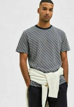 Meilleure affaire 🛒 Selected Homme T-shirt Imprimé - Sky Captain 🎁 -Selected Homme Soldes Boutique e2b35d8323b94ac9b23fb74c016a04ef