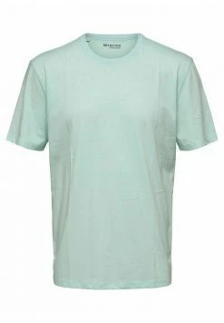 De gros 💯 Selected Homme T-shirt Imprimé - Pastel Blue 😀 -Selected Homme Soldes Boutique e3112b3b3ba74fe2b07f10fe8987a7cd