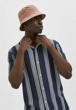 Coupon 😍 Selected Homme GESTREIFTES - Chemise - Dark Blue 💯 -Selected Homme Soldes Boutique e416757ffaec4eca945d6f944faf4a34