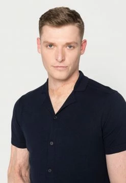 Meilleure affaire 🎉 Selected Homme SLHBERG CUBAN - Chemise - Navy Blazer ⌛ -Selected Homme Soldes Boutique e45b5a96558c45a28c8d6e4b5193027e