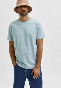 Budget 😉 Selected Homme SLHNORMAN SS O-NECK S NOOS - T-shirt Basique - Celestial Blue ❤️ -Selected Homme Soldes Boutique e467690fadce4116b061c2b56283e970