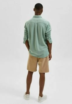 Grosses soldes ⌛ Selected Homme SLHSLIMNICO - Chemise - Granite Green 👏 -Selected Homme Soldes Boutique e4b964c310534c31814bdcb8163cba99