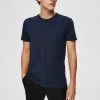 Les meilleures critiques de ✨ Selected Homme T-shirt Basique - Navy Blazer 🌟