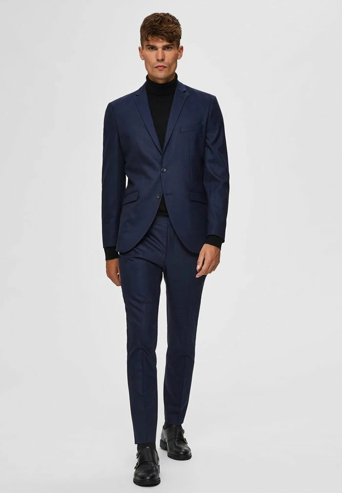 Acheter 🎉 Selected Homme SLIM FIT - Pantalon De Costume - Dark Blue 😀 2 Acheter 🎉 Selected Homme SLIM FIT - Pantalon De Costume - Dark Blue 😀 – Image 2