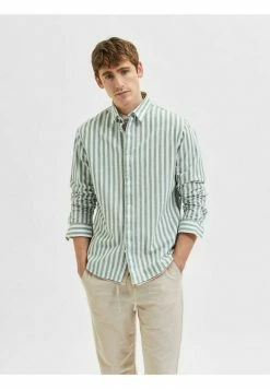 Coupon 🔥 Selected Homme SLHREGNEW - Chemise - Dark Ivy 🔥