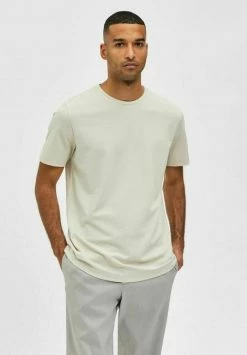 Acheter 🔥 Selected Homme T-shirt Basique - Moonstruck 🎁 -Selected Homme Soldes Boutique e80642046971482fba1e9e5d0ad9b98b