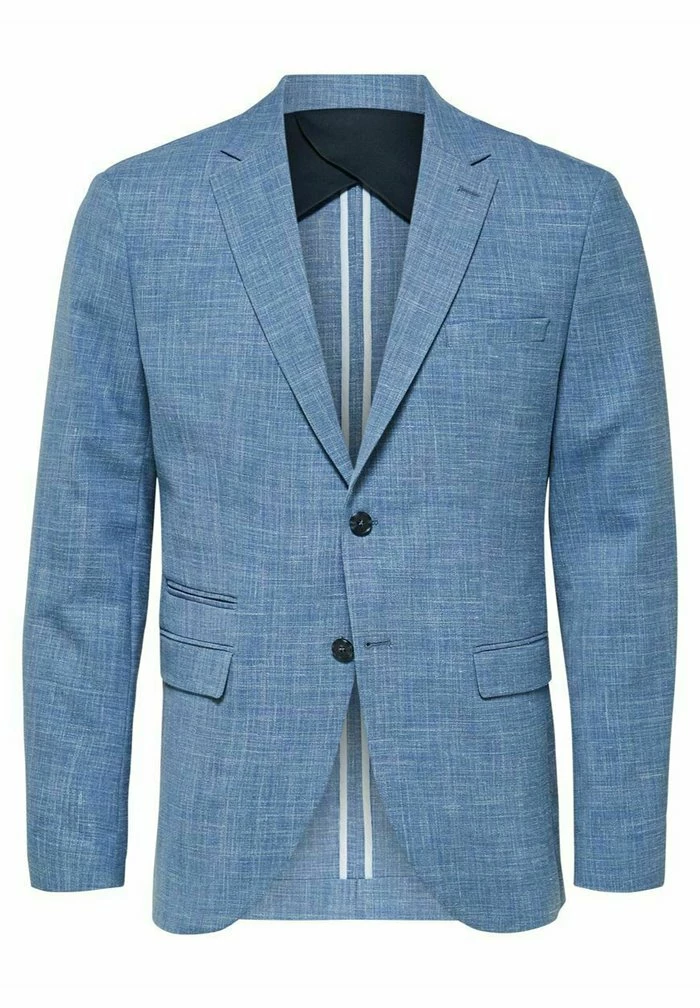Bon marché 😀 Selected Homme Veste De Costume - Light Blue ✨ 6 Bon marché 😀 Selected Homme Veste De Costume - Light Blue ✨ – Image 6