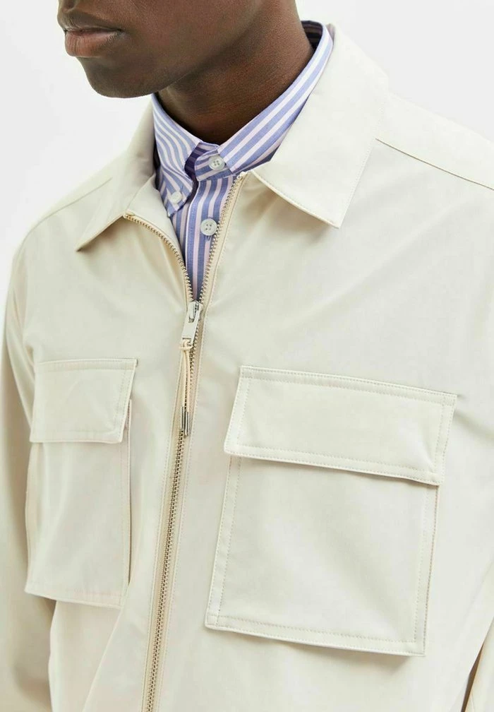 Vente flash ⌛ Selected Homme Veste Légère - Oatmeal ✨ 5 Vente flash ⌛ Selected Homme Veste Légère - Oatmeal ✨ – Image 5