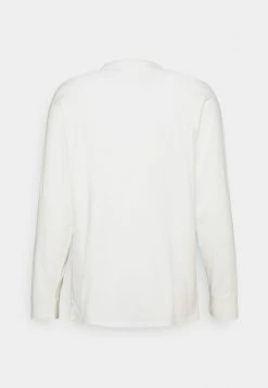 Meilleure affaire ❤️ Selected Homme SLHBAKER SPLIT NECK TEE - T-shirt à Manches Longues - Egret 😀 -Selected Homme Soldes Boutique eab2376470904e539180495df3da3eda