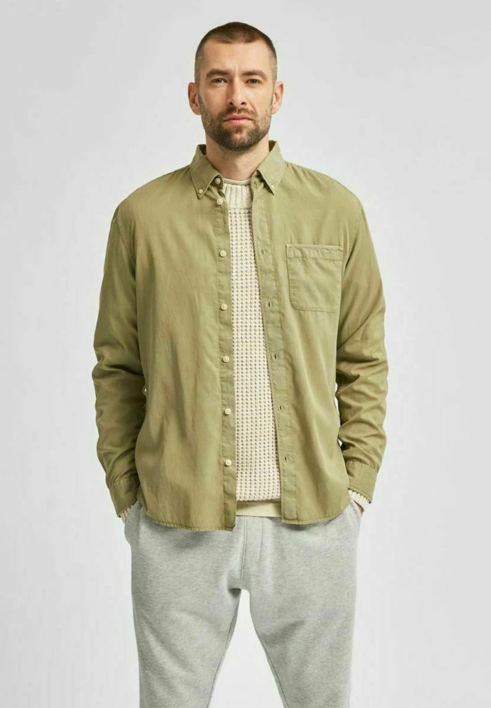 Tout neuf 🌟 Selected Homme Chemise - Aloe 👍 1 Tout neuf 🌟 Selected Homme Chemise - Aloe 👍