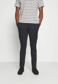 Grosses soldes ✨ Selected Homme SLHSLIM PETE FLEX STRING - Pantalon Classique - Dark Navy 🛒